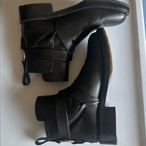 Chloé Diane Ankle Boot in Black Size 38.5 - Picture 8 of 15